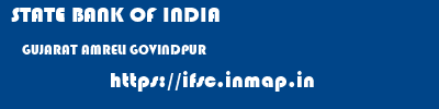 STATE BANK OF INDIA  GUJARAT AMRELI GOVINDPUR   ifsc code
